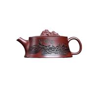 Estufa de Tetera Tetera De Arena Morada Con Azulejos Han Guanshan For Casa Té, Infusor Chino For El Hogar