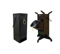 Estufa de tienda caliente Estufa cohete Estufa cohete para cocinar Estufas de leña portátiles Estufas para acampar al aire libre para cocinar Cocina en el patio trasero Parrilla para acampar