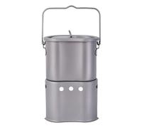 Estufa de Tienda para Camping - Juego De Cocina Compacto Y Ligero Para Acampada Y Viajes,Estufa de Cocina para Exteriores - para Senderismo Picnis Mochileo Patio Trasero Hoguera y Viajes