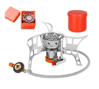 Estufa de viaje Equipo para quemadores al aire libre Estufa de exterior compacta Quemador adaptador de tanque Quemador de campo individual para cocinas de camping Quemador d