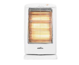 Estufa elect.candente 1200w blanco 3pot oscilante 3elem.antivuelco,asa
