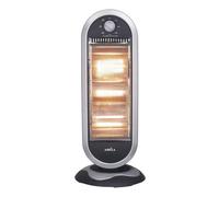 Estufa elect.candente 1200w negro/plata 3potencias oscilante 3elememt