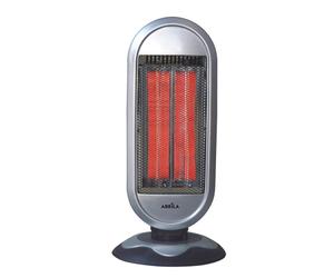 Estufa elect.de carbono fulgor 900w negro/plata 2potencias oscilante 2
