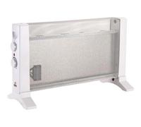 Estufa Eléctrica Compacta 600W Blanco Temperatura Ajustable Protección Antivuelco