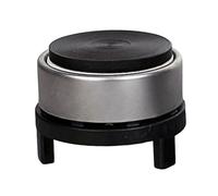 Estufa eléctrica de 300 W, quemador de hierro fundido, mini calentador, placa calefactora portátil para té y café, olla de vidrio resistente al calor, uso doméstico al aire libre