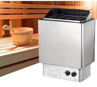 Estufa eléctrica de acero inoxidable para sauna, equipo de calefacción para sauna y baño de vapor de 220 V/380 V, estufa para sauna de vapor seco, calentador eléctrico para sauna doméstica de 4,5 kW