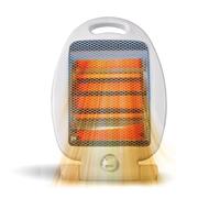 Estufa Eléctrica de Cuarzo 800W/400W de 2 Barras - 2 Posiciones de Calor con Sistema de Seguridad Anti-Vuelco - Estufas Electricas de Bajo Conusmo - Estufa de Baño Portátil infrarojos