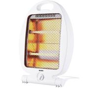 Svan Estufa Eléctrica 2 Niveles de Potencia, 800 W. SCEH0800V. Color Blanco, Libre Instalación, Soporte con Base