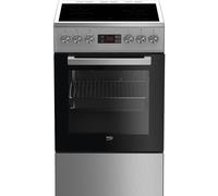 Estufa Eléctrico 4 Fuegos + Horno 55L (Inoxidable) - BEKO