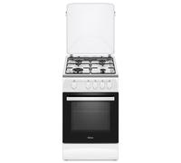 Estufa Gas Butano/Propano 4 Quemadores + Horno (Blanca) - BELTAX