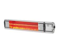 Estufa Infrarroja Kemper Soleado 1500W IP55 Plein Air Con Control Remoto Acero