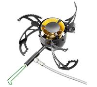 Estufa multicombustible Optimus Polaris Optifuel, Estufa de exterior de 4200 W para gasolina, diésel, queroseno y gas, Incluye bomba, parabrisas, bolsa de almacenamiento para senderismo y expediciones