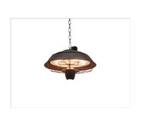 Estufa para exterior acrilico color negro serie heat vintage 42.5cm