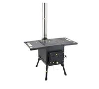 Estufa para sauna Tienda de campaña plegable cúbica for picnic, sauna, campamento, chimenea individual, estufa de leña portátil, horno de casete(T361H)