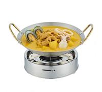 Estufa Pequeña de Alcohol - Suministros de Cocina para Exteriores,Estufa de Exterior con Cazoleta Incluida,Para Senderistas Viajeros Pescadores Excursionismo Picnic Parque Playa Y Acampadas