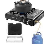 Estufa Portátil para Acampar,Hornillo de Camping para Exteriores - Estufa Ligera Resistenta Al Calor Para Senderismo Cocina Al Aire Libre Barbacoa De Jardín Acampada Y Aventuras