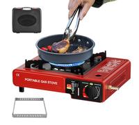 Estufa Portátil Para Camping Cocina Móvil Camping | Placa de mesa 2 en 1 para mochilero al aire libre Senderismo Barbacoa