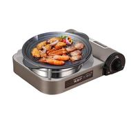Estufa Portátil Para Camping | Cocina Portátil Para Senderismo,Estufa De Barbacoa Compacta Resistente A Altas Temperaturas Para, Senderismo, Terraza Y Acampada