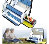 Estufa solar portátil para horno, cocina solar al aire libre para camping, senderismo, mochileros y equipo de cocina de supervivencia