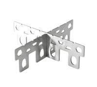 Estufa, soporte para horno de camping, soporte portátil para estufa de alcohol, soporte para quemador, utensilios de cocina ligeros y resistentes a altas temperaturas para familia, amigos