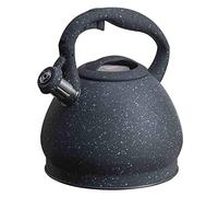 Estufa superior estufa hervidor de tetero 3l de gran capacidad té té silbido de acero inoxidable de acero inoxidable para todas las estufas con mango ergonómico hervidor de hervidor de tetero