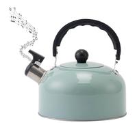 Estufa Top Tea Kettle | 3L de acero inoxidable alimenticio Whisper Teapot | Kettle Whisper Kettle Ergonomic Teapot Cocina Anti-Burn Whisper Kettle Turkette