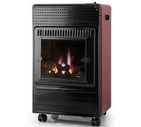 Estufas a Gas Butano o Propano HBF95, Imitación leña, 3500W, Clase A, Apagado de Seguridad