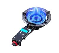 Estufas De Gas Comerciales, Quemador Wok De Bajo Consumo, Estufa De Encimera Con Anillo De Fuego De 6,8/8,7 KW, Kit De Suministro De Gas GN/GLP, For Caravanas(LPG,8.7KW)