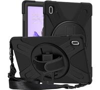 eSTUFF Austin Defender Case - Carcasa para Samsung Galaxy Tab S9 FE+, Color Negro, plástico de Alto Rendimiento