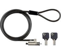 eSTUFF Cerradura de Seguridad Antirrobo con llave para K-Slot - Protección para Portátil, Tablet, PC Sobremesa - Paquete de 25 Unidades