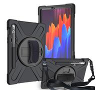 Funda para tableta - ESTUFF - ES681844-BULK - 31,5 cm (12.4'') - Negro - Compatible con Galaxy Tab S7 Plus