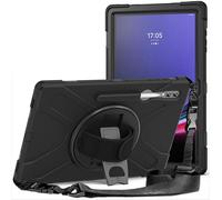 eSTUFF Funda Austin Defender para Samsung Galaxy Tab S10 Ultra S9 Ultra S8 Ultra - Protector 3 Capas MIL-STD-810H, Soporte 360 Grados, Negro