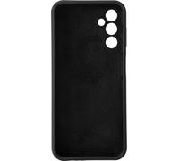 eSTUFF Funda de silicona para Samsung Galaxy A14 4G - Funda protectora de cobertura completa con forro interior de microfibra, color negro
