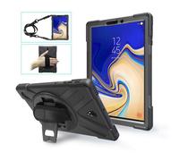 eSTUFF Funda Defender Galaxy Tab A 10.5 AUSTIN - Negro - Sin Protector de Pantalla - 360 Grados, Soporte para Lapiz, Proteccion contra Caidas MIL-STD-810H