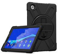 eSTUFF Funda Lenovo Tab P11 Pro 2020/2021 11.5 pulgadas - Austin Defender resistente, ranura lápiz, soporte 360°, sin protector pantalla, color negro