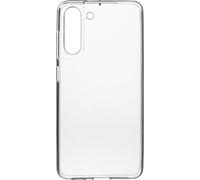 eSTUFF Funda Protectora Samsung Galaxy S21 FE 5G - Cubierta Flexible y Transparente en TPU, Compatible con Carga Inalámbrica QI (Bulk, 1 unidad)