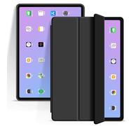 eSTUFF Funda tipo libro para iPad Pro 13 2025/2024 Denver de piel sintética negra, W128879400 (funda de piel sintética negra frontal con parte trasera de TPU suave)