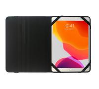 eSTUFF Funda Universal para Tablets de 9-10.1 Pulgadas - Carcasa Protectora con Soporte en Piel Sintética PU Negra