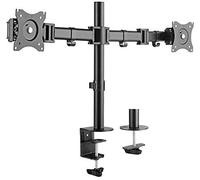 Estuff Glb227001 Supporti A Parete Per Tv 81,3 Cm [32] Scrivania Nero (monitor Desk Mount Dual Vesa - 75x75 And 100x100, Screen - Size 17-32. Vesa 75