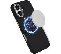 eSTUFF Infinite (GRS) Venice - Funda magnética de piel negra para iPhone 17, W129129785 (17 funda magnética de piel negra. Material: 65% (GRS) policarbonato reciclado y 21% (GRS) TPU reciclado)
