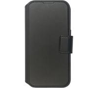 eSTUFF Infinite Milan - Funda tipo cartera para iPhone 16 Plus, color negro. Material: W128892405 (funda tipo cartera negra. Material: 50% policarbonato reciclado + 37% poliuretano reciclado)