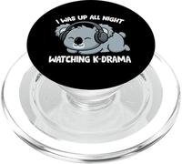 Estuve Despierto Toda la Noche Viendo Drama Coreano Divertido Amante del K-Drama PopSockets PopGrip para MagSafe