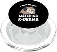 Estuve Despierto Toda la Noche Viendo Drama Coreano Divertido Amante del K-Drama PopSockets PopGrip para MagSafe
