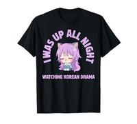Estuve Despierto Toda la Noche Viendo un Drama Coreano Lindo Camiseta