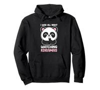 Estuve toda la noche viendo Kdramas Panda Sudadera con Capucha
