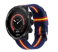 ESTUYOYA - Correa de Reloj 24mm Compatible con Suunto 9/Traverse/Diesel Smartwatch DZT2009/Fossil Q Machine Hybrid/Michael Kors Grayson Colores Bandera de España - Otan