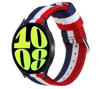 ESTUYOYA Correa Francesa Compatible con Samsung Galaxy Watch 7/6/5/4/FE 44mm 40mm/Watch 6 Classic/Watch 5 Pro/Watch 4 Classic, Pulsera de Nylon colores Bandera de Francia 20mm
