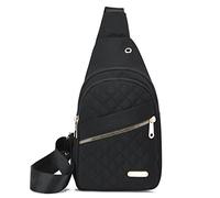 Estwell Mochila Cruzada Mujer Moda Bolsa de Pecho Pequeña Bolsa de Hombro Ligero Bolso Bandolera Crossbody Bolsa para Viaje Ciclismo Senderismo Deporte
