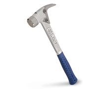 ESTWING AL-PRO - Martillo de marco de aluminio, garra recta de 397 g con cara fresada y agarre de reducción de golpes, ALBLM