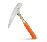 ESTWING Rock Pick EO-22P - Martillo geológico con punta puntiaguda y agarre reductor de impacto, color naranja